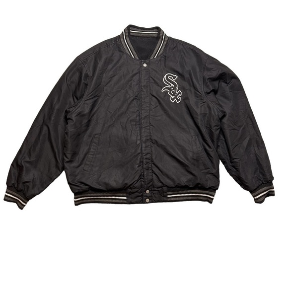 Vintage Jeff Hamilton MLB Chicago White Sox Reversible Jacket